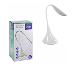 Luminária Fix De Mesa Flex Recarregável